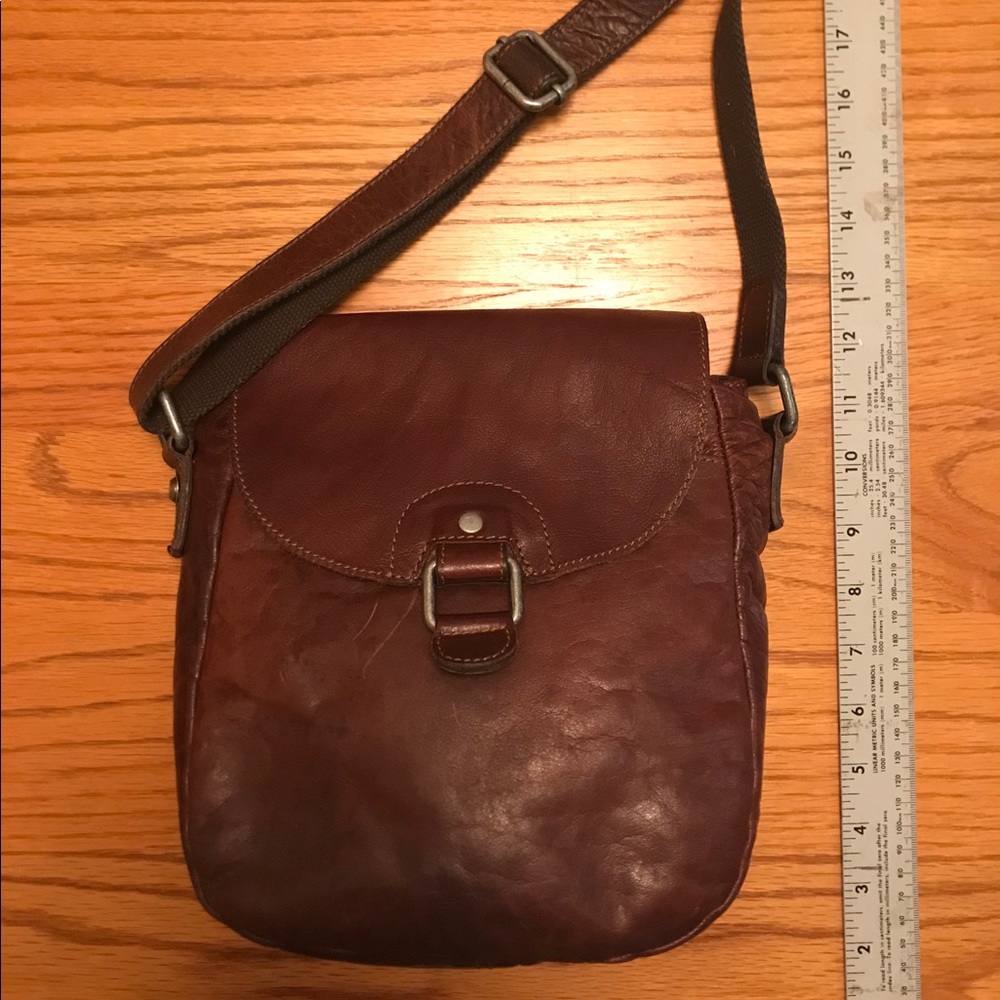 Jack Georges crossbody Voyager leather purse